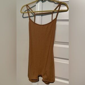 Amazon Chic Tan Mini romper